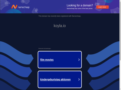 auf automatisiert ben bereitgestellt beziehung das dies dieser domain domain-inhaber dritter dynamisch generiert has inhaber keiner komm koyla.io mit namecheap nutzt oder parking policy privacy programm recently registered sedo seit steh this und vom von webseit werbeanzeig with wurd