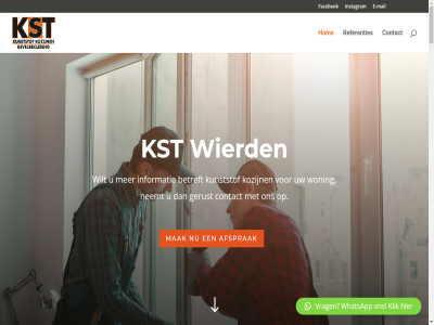 afsprak betreft contact e e-mail facebok gerust hom informatie instagram klik koen kozijn kst kunststof mail mak neemt ontworp reclam referenties servic total vrag welkom whatsapp wierd wilt woning