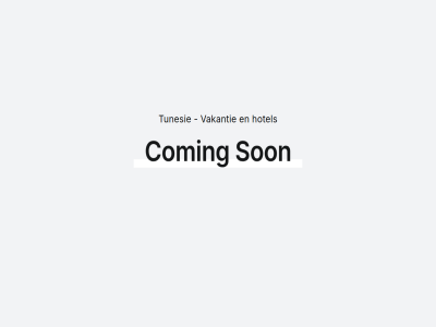 coming hotel son tunesie vakantie