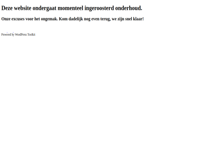 by dadelijk even excuses gepland ingeroosterd klar kom momentel ondergat onderhoud ongemak onz powered snel terug toolkit we websit wordpres