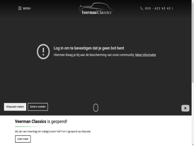 +31 0 035 1271 2 35 42 5 62 622 9 aankoopkeur afsprak algemen bentley classic cm contact defect e e-mail ee geopend gooi half houtwerk huiz info@veermanclassics.nl kop lederrestauratie les maandag machineweg mail mak meld menu new onderdel portfolio privacy roll rolls-royc royc sitemap specialist t tel tuss veerman verklar verkop voorwaard vrijdag websit wij