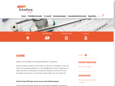 -591504 -591995 0597 1 2 2025 26 3 4 9679 a aandacht aantal aanvrag afsprak algemen annuler apothek assistent automatisch balie beantwoord behandeld belt bent bereik bericht bestaand beter beveiligd bied bijvoorbeeld blijv camera camera-toezicht cameratoezicht collega consult contact cookiewetgev daarna daarom dienstverlen direct doser drukt e e-consult e-health ea eerst effectiever ervor fax form gan geboortedatum gebouw gelet genoodzaakt geslot gezond gezondheidscentrum gezondheidsinformatie goed groei hal hanter health helas herhaalrecept herhal hetzelfd hiermee hoev hom huisart huisartsenpraktijk hyperlink informatie ingeschrev inschrijv insprek intoets ker keus keuzemenu keuzes kiest kiez klik krijgt kunt kwaliteit lat let levensbedreig logg luistert maart mak manier medicijn menu middel mogelijk moment momentel mor nam nieuw niveau nodig noem omgan omgev onnod onz open opties overleg overlegg patient patienten-portal patientenstop patientomgev pauzes portal positie praktijk praktijkinformatie print privacy privacyverklar r.h recept regel regio registrer rij routebeschrijv ruimtes schaafsma scheemda situatie spoed spoedgevall spoednummer spreekkamer stell telefon telefonisch telefooncentral telefoonsystem telefoontj terugbell terugbeltijd teruggebeld tijd tijden tijdstip toepass toet toetst toezicht uiteraard vanaf veilig verliest via vind voldoend voorrang voortan vrag waarop wacht wachtrij wachtruimt wachttijd war we websit wel welkom wij wilt www.huisartsschaafsma.nl zak zicht ziekt ziet zodat zoek zorg zull
