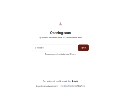be binn e e-mail first for ga gemaakt jij know launch log mail mogelijk newsletter open our senn sign son studios the to up wachtwoord we when winkel winkeleigenar