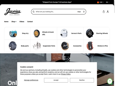 -22 1325jl 2 200 2025 29.99 43mm 7 accept accessories ads all almer analytic and best body busines buy by clear compar consent contact content cookie cookies copyright custom day declin eur europ experienc follow for from her hom hop includ info@jevries.com instagram james jevries knock l latest learn link lowrider m manag mont mor netherland new newsletter not now off on only or other our part partner perform personaliz pin policy powered preferences privacy product purposes quick rc refund rel s scal search servic servos set shipped shipping shock shop shopify show sign skip steering stewartstrat sticker suspension technologies term the them thes to unles up us use videos we whel will you your