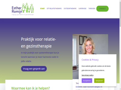 06 2026 2408 38 5 675 927 aangeslot aanpak aanpass accepter advies algemen alph angst basis basiskennis behoeft bent beroepsveren best bied communicer contact cookies den doel e eft elkar enorm esther fijn frankengaard gan garander gebruikerservar gebruikt gediplomeerd geholp gehoord gesprek gezin gezinstherapie goed harmonie hbo help hoofd hulpverlen iederen inzet irritaties j.m.w jou jullie kun leertherapeut leertherapie les luister manier medisch naviger nuchter onderl opleid pedagogisch plek policy positiev praktijk praktijklocatie praktijkvoorwaard privacy problem relatie relatietherapie rijn romijn sam see sociaal start statement supervisie supervisor systeemopleid systeemtherapeut systeemtherapie systemisch t tariev terecht therapeut therapie thuis toegank tr uit uitkom vanuit vastgelop veilig verbond voelt vooropleid voortgezet vrag waarmee wanner war websit welkom wer werk werkend zoekt