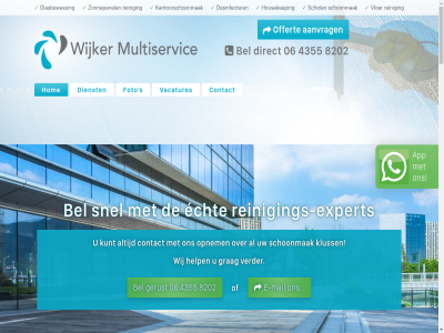 06 1948bd 2 3.0 38 4 4355 56 8202 9 aansluit aanvrag accommodaties adres afgestemd afsprak app b.v bedrijf bedrijv behoeft bel bericht beteken betrouw beverwijk bied bred bullsey by contact design desinfecter desinfectie dienst direct duurzam e e-mail echt effectief efficient elk ervar ervor expert flexibel foto fris garander gast gastvrij gat gebruik gegarandeerd gemaakt gerust gevelonderhoud glanzend glasbewass glazenwasser googl grag grondig handmat help hogedrukrein hom hoogwaard hotel housekep hygienisch ideaal ilckenlan info info@wijker-multiservice.nl informatie jou jouw juist kantoorpand kantoorschoonmaakdienst kantoorschoonmak kantor klant klik kluss kunt kwaliteit locaties maatwerk mail mak mat medewerker middel milieuvriend multiservic nem nieuwst offert omgev ontdek onz opbrengst oploss opnem pand particulier perfect professionel provided regulier reinig reinigings-expert resultat review ruimtes s scala schol schon schoonmaakbedrijf schoonmaakdienst schoonmaakklus schoonmaakoploss schoonmak snel softwash specialist specifiek stat streeplos stur succes techniek telescooptechniek uitnod uitziet vacatures vakantiehuisjes vandag veilig verder vloer vloerenrein vloeronderhoud vloerrein voldoen voorop vrijblijv vve wens wessel whatsapp wij wijker woning zodat zonnepanel zorg zorgt zowel