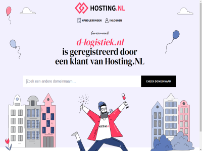 d-logistiek.nl domeinnam geregistreerd gereserveerd handleid hosting.nl inlogg klant