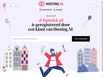 d-logistiek.nl domeinnam geregistreerd gereserveerd handleid hosting.nl inlogg klant