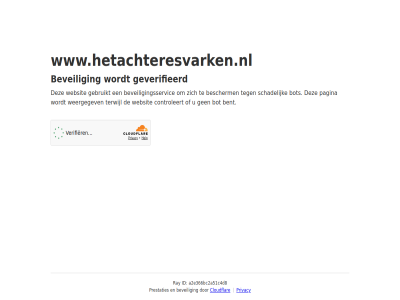 a2e366bc2a51c4d8 bent bescherm beveil beveiligingsservic bot cloudflar controleert even gebruikt geduld geverifieerd id pagina prestaties privacy ray schadelijk terwijl websit weergegev www.hetachteresvarken.nl