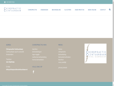 -8460091 00 020 1 1074 2 2022 424 846 91 adres af amsterdam behandel behandelmethod beleid boek ceintuurban chiropractie chiropractor contact copyright e e-mail eb hernia hom hs info@chiropractieceintuurbaan.nl klacht lag mail menu nekhernia onderzoek onlin onz praktijk privacy rugpijn telefon volg wiki