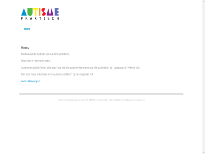 actief activiteit autism autisme-dienst dienst helèn hom informatie klik lekker levert link opgegan praktisch sit uiteraard volgend vrij websit wel welkom werk www.helenevrij.nl