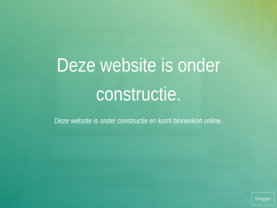 binnenkort constructie inlogg komt onlin websit www.vandenhove.nl
