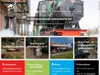 0 1 10 10.30 100 11 12 13 14 17.00 1e 2 2026 21 2235 23 25 27 2e 3 30 31 4 4k 50 aanbied aangelijnd aannem abonner achter actie adres agenda all allemal anbi anbi-ns anbi-sn antiek attractie augustus behalv behandeld bekijk belangrijk belef bent bericht beweg bezoek bezoeker bijna binn binnenmuseum binnenstapt blaast blijf boemeltreintj bouw broodjes buit buitenmuseum collectie conducteur contact crowdfund dag dagelijk dienstregel dienst­regel diesellocomotiev dieseltrein digital dinsdag donderdag dorpsplein echt elektrisch elk elkar en ervar es evenement evene­ment extra facebok flink fluit gat gauw gebeurd gebouw gef geniet genom geopend geregistreerd gerookt gespeeld gezell gezin gift gooit gorssel graafmachines gratis grot halv hand hangt hard hd hebt heerlijk hel hemelvaartsdag historisch hoef hom hond hoogt hout huis id impressie info@stoomtreinkatwijkleiden.nl inmiddel jan jar jasj jeugd jong juli juni kaartj kantoortj katwijk kenn ker kerncollectie kern­collectie kidscorner kijk kinder kindercorner kinderdag kinderhoek kindvriend klar klik koffie kol kom komt koopt kopj kun kunt kwijt laatst lang lat leid lekker len les leuk levend ligt lijkt locomotief lunch machines machinist mag mail medewerker mei men mis modeltrein mog moment mooi museum museumkaart nederland nem nieuw nieuwsbrief nieuwsbriev nl nss oliebollenexpres olielamp oma ontdek ontwerp onz ooit opa open openingsdag opgesteld ot oud ouderwet overzicht par parker pellenbargweg pepernotenexpres per perron picknickbank pinksterdag pl plan plat plek plezier problem product puffend rc realisatie regulateur reserver restauraties rijdag rijtuig rit ritjes rol rolstoel rolstoeltoegank ruik s september sfer sien sissend smalspeurtocht smalspoorfestijn smalspoorfestival smalspoormuseum smalspor sns som sommig sp speelgoedtrein spel spor stan stat station stationsgebouw sted stel steun stilgestan stoker stom stoomlocomotief stoomtrein stur t/m telefon terras terug terwijl thee tijd toegang toegangskaartjes 
