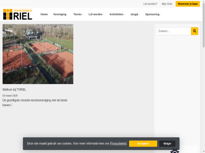+31 -51523838 03 06 12 13 1815 2025 2026 40258110 5133 518 7 8 9 accepter activiteit avond ban beschik best built by c club competitie competities cookies copyright dag gebruik gehor gezelligst hom info@tvriel.nl informatie jeugd kies knltb knltb.club kvk kvk-nummer les lid lisa maakt maart middag mooist morg nacht najar nieuwsbericht nummer ochtend omgev powered privacybeleid reserver riel routebeschrijv selecter sit sponsor t.v tb tennis tennisclub tennisveren tvriel vandag veren verstur volg voorjar weiger welkom