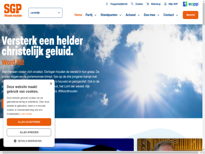 010 0770 1 100 125 2 2025 2026 28 30 30.000 720 abonnement accepter actiev actueel af afwijz agenda all allen alzo anbi ander azc banier behal bekend bekijk bent berg bescherm beschik bestrijd bestuurdersveren betrouw bijbel bijdrag blijft bloeit chris christelijk conflict conflict-gerelateerd contact cookiebeleid cookies d66 daarom dankzij den detail doe doel doner dorp drie dur eeuwig elkar english erg extra financiel floreert functies gebruik gebruikerservar gebruikt geluid gemeenschap gerelateerd gever geweld gewon gezin grep gull hart hebt helder her historie hoeksten hom hor houd houvast info@sgp.nl informatie inschrijv interview investeert jar jeruzalem jij jod jonger kamer kampt kijk klapp klassiek klik koersvast kom kompas kort krimpt kun kwetsbar landelijk led les lev licht lid lidmaatschap lokal maakt mak mee mei mens mental n nederlander nem nieuw nieuwsbrief nodig norm nuchter omhog ondernemer ondernemers­platform onz onzeker oog oorlog open openstaand organisatie overeenstemm pal partij partijred person perspectief podcast politiek portemonnee prijs prijz privacy problem psalm publicaties pvv regio resultat rondom s samenlev scholing schrijf seksueel sgp sgp-led sgp-weekjournal sion sit sitemap sluit spel standpunt stat stell stemt steun stijg stoffer tijd toegank twed uitgelicht vast veilig verbeter verbond verder verkiezingsprogramma versterk vertrouw video videoboodschapp vind vital voel volg volk vrijheid vrijmoed vrijwilliger vuist waard wachtrij wankelt wanner we webnl webshop websit weekjournal weergev wereld werk wet wi wij wijk will woning woningmarkt woord woordhoud word zet zoek zoekt