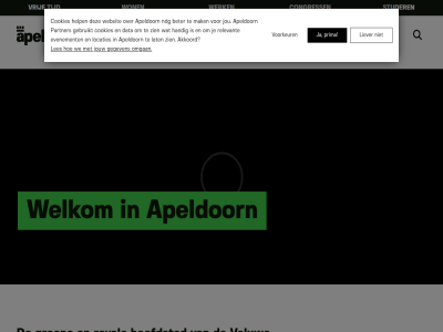 akkoord apeldoorn beter congress cookies data evenement gebruikt gegeven groen handig help homepag hoofdstad jou jouw lat les liever locaties mak menu nog omgan partner prima relevant royal studer tijd veluw voorkeur vrij we websit welkom werk won zien zoek