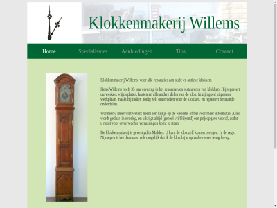 10030374 35 aanbied all antiek bel bestaand breng btw contact daarnaast darmsnar del ervar gedan gehel gevestigd goed henk hom indien informatie jar kast kijkj klok klokkenkoord klokkenmaker klokkenmakerij klokkentouw klokver kom komt krijgt kunt kvk maakt mald mogelijk nem nijmeg nl070778772b01 nodig nooit onderdel onderhoud onverwacht ophal oud overleg plat prijsopgav regio reparaties repareert reparer restaurer rijksweg slingerver specialismes stan terug tip uitgerust uurwerk verrass vooraf vrijblijv wanner websit wer werkplat wet wijzerplat willem wilt zodat