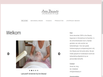 -13360044 -18 -21 00 06 09 1 2 2009 3 4 40 5 9205 aangedrev adres afgestemd afsprak ann annet beauty bedrag begonn behandel behoeft bent bon contact correct december dinsdag donderdag dracht eh eigenar elk en/of ga gelad geniet gesprek gev goed googl heerlijk himsterhout huidanalys huidverzorg ieder info@annbeauty.nl inhoud intak inwissel jezelf jong juist kaartgegeven kunt lat leuk locatie maandag mak map miniva next ok ontspann ontvang openingstijd pagina person previous product schoonheidssalon sind soort thema vel verkrijg verwenn visagie voorwaard vrijdag websit welkom woensdag wordpres zaailand