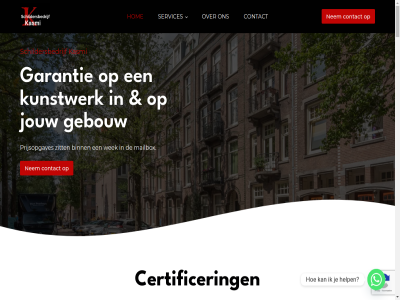 +31 1 10 1024hm 10826352 2 20 2004 2024 3 34206743 35 365 4 5 6 7 956 aanbod aangev aanvrag abdel achter achterkant advies afsprak akkoord all amsterdam assortiment bagel bean begonn bekijk benieuwd bent besprok beteken betekent betrouw bewoner bijenkorf binn binnenmur binnenschilderwerk blij bruna btw buitenkant buitenschilderwerk centrum certificer communicatie consultancy contact content copyright d.m.v development druk duidelijk dutchmor duurzam eerst elk elkar erkend ervar ervor exact extra facebok fas flink gan garantie gat gebouw gedan gediplomeerd gemaakt genom geregeld geschilderd getoetst gev gewap googl grachtenpand grot haast hand hel help hetzelfd hofman hom houdbar houdt houtrot houtwerk huis info@schildersbedrijfkasmi.nl informatie inschakel instagram inzicht jar jou jouw kasmi kennis kijk klant klar klus kom komt kunstwerk kvk kwaliteit lang lat lekkag leon lever lijk lop lucht mailbox mak mat meegan meermal meerwerk middel minsten moeitelos mur nem netjes nl001601000b35 nodig nummer offert onderhoud ongezond ontdek onz oplever opnam originel over pand pas plaats planning prijsopgaves professionaliteit professionel project reparaties reparatiewerk rondj s sam scheurtjes schilder schilderervar schilderproject schildersbedrijf schilderwerk schilderwerkzam schimmel screening selecter services skip slag snel softwar som specialistisch stan start steiger stevig streng tak team tech tevred tip to trapgat twijfelt uitgegroeid uitstek vak vakmann vakmens vakwerk veelgesteld verband verhal verlop vlekkelos vooraf voorkant vrag vrijblijv vve waarborg waard waarom war water we webdesign websit wek wer werk wieringerwaardstrat wij will winterschilder woning younes zachtjes zer zet ziet zit zorg zowel zull
