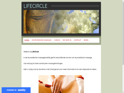 aantal afsprak ayurvedisch bel by contact cursus gef gerust hom informatie jar kijkt lifecircl mail mak massag massagepraktijk massagetrain mor powered rond rustig sit verschill verzorg vorm