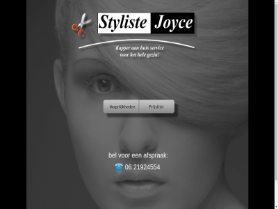 06 21924554 afsprak bel berghem gezin hel huis joyc kapper kapster oss servic stylist