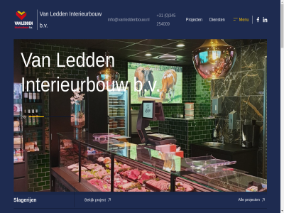 +31 /6 0 2 254009 345 all b.v bekijk chopped dienst fod freshly info@vanleddenbouw.nl interieurbouw led menu project retail slagerij