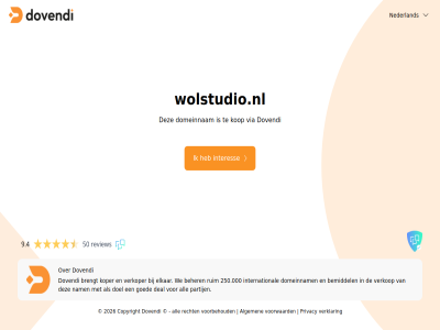 2026 250.000 50 9.4 algemen all beher bemiddel brengt copyright deal doel domeinnam dovendi elkar goed interes international kop koper nam nederland partij privacy recht review ruim verklar verkop verkoper via voorbehoud voorwaard we wolstudio.nl