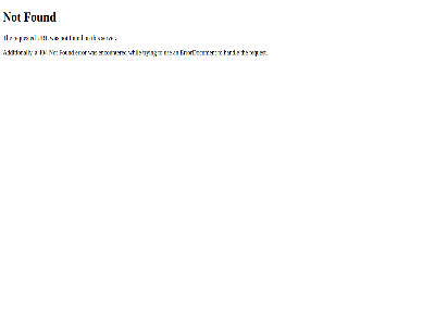 404 found not on requested server the this url