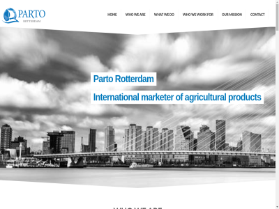 +31 0 10 15 225 436 62 84 94 9a agricultural and anton are busines commercial contact creat customer do elvira f fed financ fod for groundnut handling hendrik hom info info@parto-rotterdam.nl international logistic long marketer merchandis mission mor mr ms netherland our parto product relationship ros rotterdam shipment storag strong supplier t term the trad trader us veerkad we what who with work