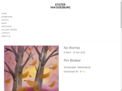 -18 00 12 13 2025 8 90 about acryl amsterdam april art art/images artichok artist autumn blokker by contact contemporary cotton doesburg elandsstrat exhibition follow friday fueled gallery hom hour leaves lif map march netherland new no on open pigment pim saturday shar stigter still sunset us viewer vpatina wednesday worries