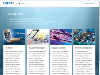 a act advanced aim aimed and any application at automation be better blod body build challenges component connector contribut corporation courag creating customer customised dedicated design devices drives edg electronic emea encourag equipment europ every everyon expert expertis factory fat fever for futur health healthcar high hug improv includ includes industrial industry inspection inspired integrity it its knowledg leader leading lives mad management manufacturer measurement mechatronic medical monitor new omron overview passion pioner portfolio potential pressur prevent product provid pursue quality rang relay respiratory s safety selection sensor servic society solution switches system tailor technologically technology temperatur that the therapy thermometer throughout to total truly unrivaled uses vacancy virtually visit we websit with