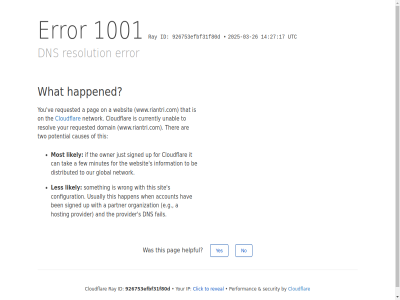 -03 -26 1001 14 17 2025 27 926753efbf31f80d a account and are be ben by can causes click cloudflar configuration currently distributed dns domain e.g error fail few for global happen happened hav helpful hosting id if information ip it just les likely minutes most network no on organization our owner pag partner performanc potential provider ray requested resolution resolv reveal s security signed sit someth tak that the ther this to two unabl up usually utc ve websit what when with wrong www.riantri.com yes you your