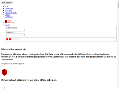 +31 08214009 122677316b02 35 37a 38 5 750 8011 afsprak algemen all ban bedrijf besprek best bestand bestell bevall bezoekadres bied biedt bijvoorbeeld binn btwnr cases communicatie communicatieproduct contact contact@pmworks.nl creatie dienst distributie e ervar facturatie fout funger gan gang geautomatiseerd gebruikersnam gebruiksvriendelijker gedan gehel geregeld gezet goed goedkop goedkoper grag grep grot hiermee hom huis ingepland inkop innovatie kijk klant klein kvk lat leid login lost mak manier mat meerder middel minut mogelijk navigation nederland nieuw no no-tim offlin onlin onz oogopslag par pb planning pmwork portal printmanagement probeert productie sassenstrat second servic servicegericht snel sneller t tim toggl totaalservic total transparant uitkomst ultiem verbaz verder vernieuw versneld vestig volled voorkom voorwaard waardor wachtwoord werk wij www.pmworks.nl zak zeker zowel zull zwoll