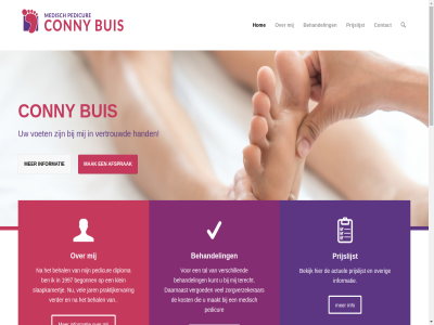 .. 06 08157622 09.00 1 12.00 14 17 17.00 1997 22 30 4 40774435 7544 aanmerk actuel afsprak afwez beetj begonn begroet behal behandel bekijk best buis conny contact copyright creatiestudio daarnaast dec diabetisch dinsdag diploma donderdag eig ensched ervar ervor fijn gevall gezien goed gun hand hierdor hom hoofd hoogt hop hulststrat id info info@medischpedicureconny.nl informatie jan jar juli juni klant klein komt kost kunt kvk last maakt maandag mak make-id medisch mens misschien mog onz onzeker openingstijd over pedicur policy praktijkervar prijslijst privacy professionel regelmat reumatisch sept slaapkamertj snel sommig t/m tal terecht terwijl tk training uur vak vast vel verder verdien vergoed vermoeid verschil verschill vertrouwd verzorgd voel voelt voet voetklacht voetverzorg vrijdag wet woensdag workshop zorg zorgverzekerar
