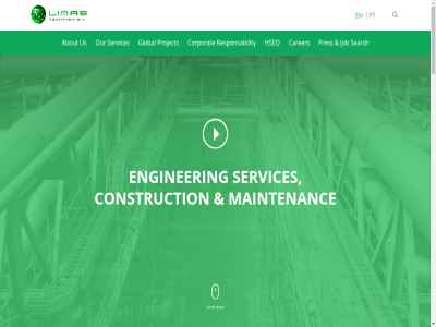 2015 about brand bv by carer cod conduct construction copyright corporat enginer global hi hseq interactiv job limas mad maintenanc our portfolio pres project pt responsability search see services shaker techniek the us