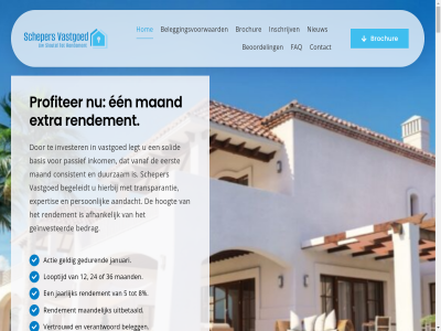 +31 -10 -8 0 02/12/2025 1 12 13/01/2026 17 2 20.000 2017 2019 2025 24 29006 36 40 5 5627 56877625 8 8080328‬ aanbevel aanbod aandacht aanpak aansluit aanton aantrek actie adresgegeven adviseur afhank afsprak all alternatief authentiek basis bedrag beeindig begeleid begeleidt beher bekijk belangrijk belegg belegger beleggingsvoorwaard beoordel beperkt bescherm beschermd beschik best bestat betrok betrouw bewez bewust bied binn bouw brochur carlo cashflow communicatie concret consistent constant contact contactgegeven content copyright costa crer del deskund direct doel dur duurzam economisch een eenvoud eerst eindhov en ervar exclusief exclusiev expertis extra faq financieel financiel fundament gebaseerd gedur gegarandeerd geinvesteerd geldig geniet gepassioneerd gepubliceerd gericht geselecteerd gestag gev groei gunstig hart helder her hierbij hoeft hom hoogt hoogwaard huis huurder identificer inflatie influx info@schepers-vastgoed.nl inkom inschrijv international investeerder investeert invester investeringsbedrag investeringservar investeringshorizon investeringsmog inzet inzicht jaarlijk januari jar juridisch kan kapitaalbescherm kapitaalkracht kapital kenmerkt kies kiest kiez kijk kop koper krachtig kunt kvk kwaliteit la lang langdur lat legt lev link looptijd maand maandelijk madrid malaga management marktomstand marktpotentie maximaliser mee michiels minimal mogelijk nakomt nederland nederlander neemt next nieuw nummer ongeacht onrust ontdek ontvang ontwikkel onz opbouw open opgericht optimal overtreff p partner passend passief per perfect period person pinoso plezier privacy professionel profiter project rapportages realiser recht record regelmat regio reken relaties rendement rent rente-uitker resultat rout rust sam samengewerkt samenwerk scheper significant skip sluit sol solid solidaridad spaargeld span spanj specialist stabiel stabiliteit stapp start stat sten sterk strak strategisch succes sz tastbar team termijn terug terwijl tevred to toegangspoort toe