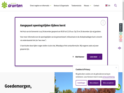 0321 08 12 14 18 19 2025 24 25 26 30 aangepast accepter afsprak afval afvalinzamel afvalophaaldag afwijz agenda algemen all ban bekijk bent bestur bezoek bezoekerslocaties buit chat contact contactformulier contactpagina cookies december direct doorgev drag dront drontengeeftjederuimte.nl dur duurzam eerst elektrisch enter facebok gan gebruik gebruikerservar geeft gemeent gemeentehuis gemeenteraad.dronten.nl gemeenterad gemeentewerf geopend geslot geword goed goedemorg heft hierover hom huis id ideeen impact informatie instagram instell jaarwissel jij kaart kamperhoekweg kanal kerst kijk klik komt kunt land les link linkedin liv maatregel mak mee meedenk meeprat melding mid mijlpal milieustrat mogelijk nederland nieuw nieuwsgier nieuwst onbegrensd ondernem onderstaand onderzoek ontheff onz openingstijd opent organisatie paspoort plann plek polder privacy privacyverklar proclaimer reager regel rijbewijs ruimt snel stat stell stuk tabblad terecht tijd tijden toegank toekomstvisie uitzicht uur vacatures verbeter vergader vergaderschema vergunn verhuiz via viaduct vindt vrachtwag vrag war water websit weid wer werk whatsapp wij wijzig wilt winterdienst x youtub zee zie zodra zoek zuiderzee