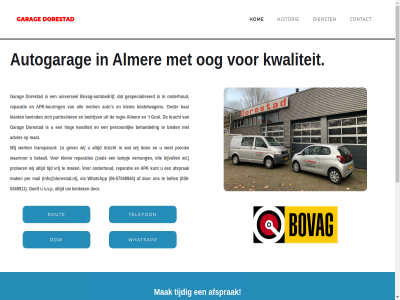 -5349911 -57048944 00 036 06 1351 17 21 30 8 ab adres advies afsprak all almer apk apk-keur auto autobedrijf autogarag bedrijv behandel bell bestelwagen betaalt bevind bied bijvull bovag bovag-autobedrijf contact dienst dinsdag dorestad ed garag geeft geslot gespecialiseerd gev gooi historie hog hom info@dorestad.nl informatie inzicht kentek keuring klant klein kracht kunt kwaliteit lampj maandag mail mak mat merk olie onderhoud oog openingstijd particulier per person precies privacy privacy-statement prober rdw regio reparatie reparaties rout s s.v.p statement steiger t t/m telefon tijd tijdig transparant universel uur vervang via vrij vrijdag waarvor werk wet whatsapp wij zaterdag zoal