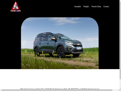 autorijles casper contact prijslijst rijschol shop theorie theorie-shop