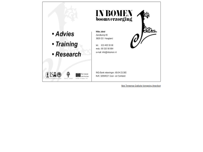 inbomen.nl webdesign welkom