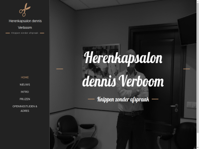 0172 266 602 adres afsprak dennis geslot herenkapsalon hom intro knipp koningsdag nieuw openingstijd prijz tel verbom