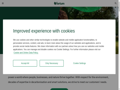 +03 -0.29 -1.37 00 010 08 09 1 10 11 12 13 133 17 19 2 20.88 2024 2025 2026 22 25 27/03/2026 29 29/04/2026 3 30 30/03/2026 31/03/2026 33 4500 5 54 8 924 99 a ability about accelerat accept accessibility achieved acros action adapt address ads advances advic agreement aim all also am ambition and annual application are artificial as assessment asset at attract battery beyond big blog bulletin busines businesses but buzzword by calendar can carbon carer cdp centr challeng challenges charging cinea circumstances clean clear climat co2 co2-free collaboration collab­o­ration committed comparabl compell compet­itiv compet­i­tivenes concern confirm consumer contact content cookie cookies cooling corporat corporation courag customer daily data dayon decades decarbonisation decar­bon­i­sation december deepen defin defined destination develop developer development difficult disabl disclosur discover discuss district dorado drawing el electricity electrification electrified emerged employes enabl energy energy-intensiv enginer environment establish eu eur event everyday excel­lenc exchang experienc expertis explor external eyeing faced features february feedback financial find finland focus follow for forc fortum founda­tional free from front full functionalities further futur general generation gener­ation giv global going governanc grad grant gren ground gut hav heating high highest hom how i imperativ improved increasingly industrial industry indus­trial indus­tries information inquiries insight intelligenc intensiv interim investor invest­ment it its jann january january-march job just kep lain latest laying lead learn legal lif lifecycl link lives longer loviisa low mak makes manag management march market media meeting met million mobil mor natur necessary ned new no nordic not notic nuclear nurmijarvi offices on onlin only open operat oppor­tunity optimisation other our out pag paper partic­ipat partner peopl period personaliz plant pleas policy portfolio post potential 