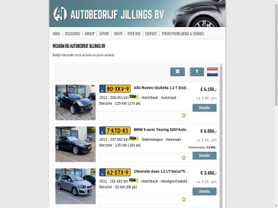 aanbod actuel autobedrijf bekijk bv contact cookies export hieronder hom inkop jilling occasion onz privacyverklar rout welkom