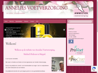 -14 -18 00 0522 09 09.00 11 20 263066 7944 aangeslot afsprak allen annelies arbo avg began behandel bereik beter betrek bevindt bijna binnenuit bouquet branchenorm brek cod contact daarnaast dadi diabetes dicht dinsdag donderdag eig eigenares eis email ervar even gan gat gebruik gekoeld gemak gezond goed grond gz hand hba hom huid hygien ibx info@anneliesvoetverzorging.nl ingeschrev inhoud jar kinder krp kunt kwaliteit leydenstrat lop lucas maandag medisch meppel milieu mooi nagel nam oil ondersteund openingstijd opgedan pedicur pedicuremotor pedicures pijnlos praktijk praktijkruimt proces provoet register reuma samengesteld scheur special specialisaties spraytechniek spring stan stat tariev techniek tel terecht teven thema uur veelal verkrijg verpleeghuis versteken/verstevigen verwijz via vloeistof voet voetproblem voetverzorg voetverzorger volgen volwassen voorstell vrijdag vrijwel waardor websit wegen welkom wer werk wettelijk woensdag wordpres wordpress.com zant zodat zorgverzeker zowel