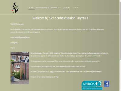 00 06 12 15 16 17 18 1998 2018 21 22 3 30 58 59 8 8084 aangeslot achter achtertuin afsprak alexandr allen alvast alwer anbos avalon bedankt begrip behandel behoud bereik bestaand cm contact copyright di do drost eerder eperweg fabell g garageplein gecertificeerd gegan geldt geslot gestart gevestigd gewerkt gezet grag groet hard hom inhoudt jar john klant klantenstop kunt kwaliteit lavastrat leeuw liev ma mak make-up mens moment nem nieuw ondergat openingstijd product salon schoonheidssalon servic t thyrsa tijdelijk up v verder via vr war welkom wo za zien