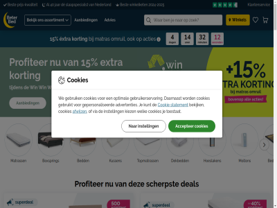 +15 +31 -2025 0 12 14 15 16 17 2024 2026 22 24 25 26 3 300.000 32 32.364 338 4 40 413 7 80 800 a aanbied aankop aanrader accepter acties actuel advertenties advies afgehandeld afgeleverd afgesprok afsprak afwijz all allemal allen ana ander assortiment autentik avery b b.v baarn babybed bar basis be bed bedbodem beddengoed begint behoeft behoeftes behulpzam bekijk bekroond bel beoordel bepaalt berg bertin beschermd best bestell beter bevel bezorg bezorgd bezorger biedt blog boxspring bright budget busines buurt c.c categorie cg comfort complet consument consumentenverkiez cookie cookies copyright correct cs daarnaast dag data datagedrev dd de deal dekbed dekbedovertrek den dermin deskund dia direct doe doetinchem duidelijk duurzam echt eerlijk eig eindhov ek ekkersrijt elk elly embrac erg ervar europa everyth experienc expertis extra fabriek favoriet februari fijn ga garander garantiebepal gebaseerd gebruik gebruikerservar gebruikt gehel geholp geld geleverd gemaakt gemonteerd genom gepersonaliseerd geschikt gev goed grag gratis gromov groning grootst gruijter h.l hal hanny happy hb heerlijk hel help hierdor hl hoeslak hoeslaken hog hoogt hulp i ideal iederen incl informer ingrid inhield inschrijv instell jacob jaida januari jar jarenlang jij jm jou jouw jr juist kennis ker keurig kiez kijk kind kinderbed klant klantenservic klantvriend klassiek kledingkast koopovereenkomst kort korting koud kracht krijg krouwel kundig kunt kurbat kuss kussen kwaliteit kårlsson lak lat leereveld les lever levertijd lichaamsscan liefst ligt logeerbed luister luisterd m marly martinez mat matras matrass maxi mb medewerkster meenem meest merk met meten mevr mevrouw mg mini minut misschien modern molton montag monter monteur mooi mv n nam nederland net netjes nieuw nieuwsbrief nodig nu offert omruil onafhank onderbouwd ondersteun onlin ontdek ontvang ontvangst onz opdringer opgeruimd opruim optimal orderstatus oudheusd overzicht p par past pb per perfect person personel policy portemonne
