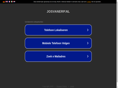 2025 copyright josvanerp.nl legal policy privacy