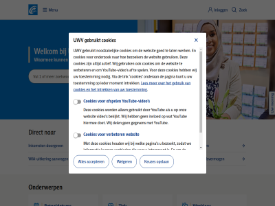 aanbied accepter actief adres af afspel all allen arbeidsmarktinformatie bekijk bekijkt betaaldatum bezoeker bezoekt bijvoorbeeld cijfer contact cookies del direct doet doorgev english gebruik gebruikt gegeven gegevensdienst goed hiermee hiervor hom houd ieder informatie inkomst inlogg interessant intrek invloed ip ip-adres iva kennis keuzes kunt languages lat leeftijd les link mening menu moment nieuw nodig noodzak onderan onderwerp onderzoek onz opslan other pagina portal s speciaal spel test toestemm uitker uwv verbeter via video wajong we websit weergaveopties weiger welk welkom werk werk.nl werkgever werkgeversportal werklos werkmap wia wia-uitker wij ww ww-uitker youtub youtube-video ziek zodat zoek