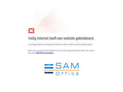 behoort beleid bent bereik categorie contact filter geblokkeerd geldend geprobeerd internet juist mening nem offic sam servicedesk strijd veilig violation web webpagina websit welk