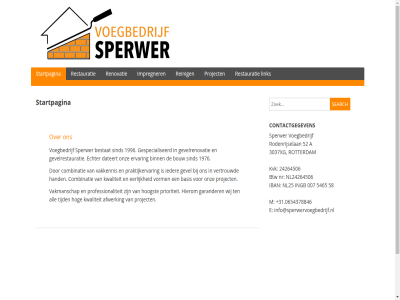 +31.0654378846 007 1976 1996 24264506 3037xg 52 5465 58 a afwerk all basis bestat binn bouw btw combinatie contactgegeven dateert dream e echter eerlijk ervar garander gespecialiseerd gevel gevelrenovatie gevelrestauratie hand hierom hog hoogst iban ieder impregner info@sperwervoegbedrijf.nl ingb inhoud kvk kwaliteit link m nl24264506 nl25 nr ondersteund onz praktijkervar prioriteit professionaliteit project reinig renovatie restauratie rodenrijselan rotterdam sind sperwer spring startpagina ten thema tijd vakkennis vakmanschap vertrouwd voegbedrijf vorm vsfish wij wordpres